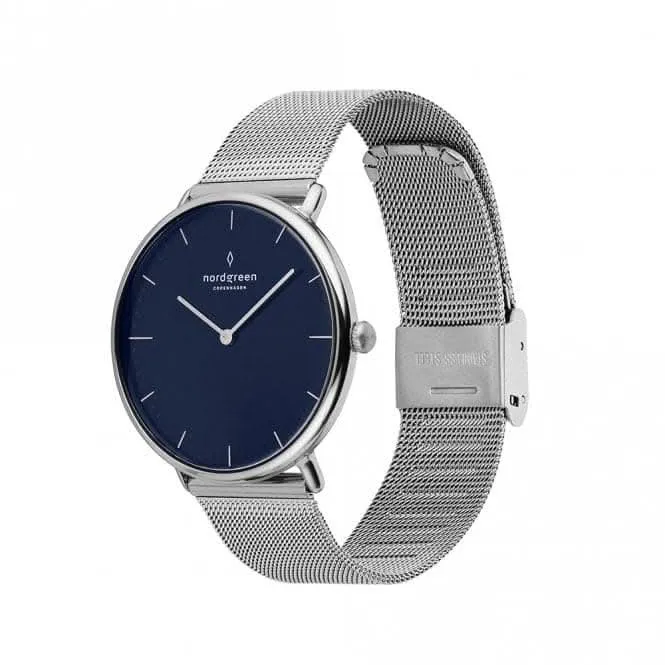 Unisex Native Mesh Silver 40mm Watch NR40SIMESINA