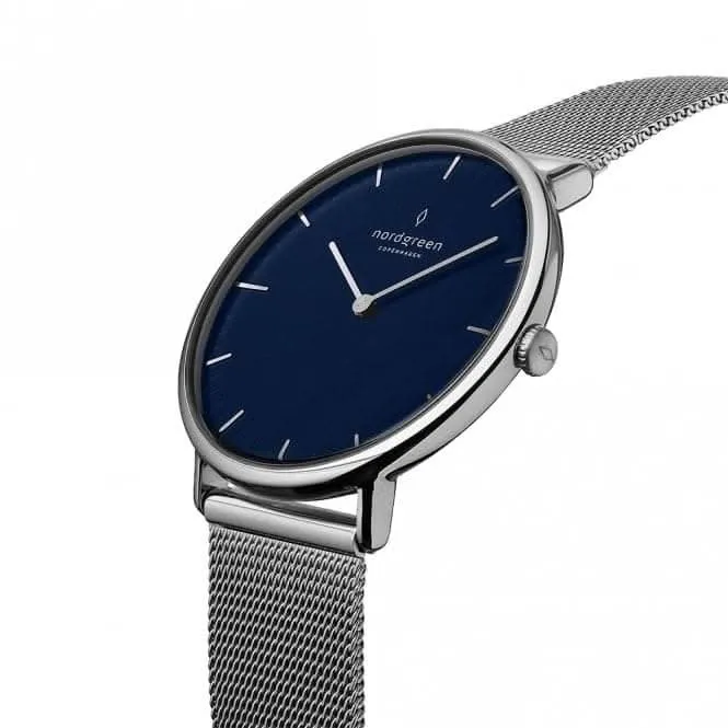 Unisex Native Mesh Silver 40mm Watch NR40SIMESINA
