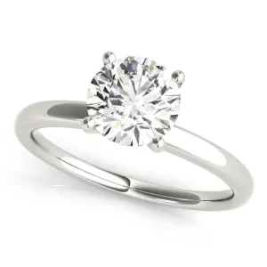 Vintage Charlotte Engagement Ring 1/2 Ct IGI Certified