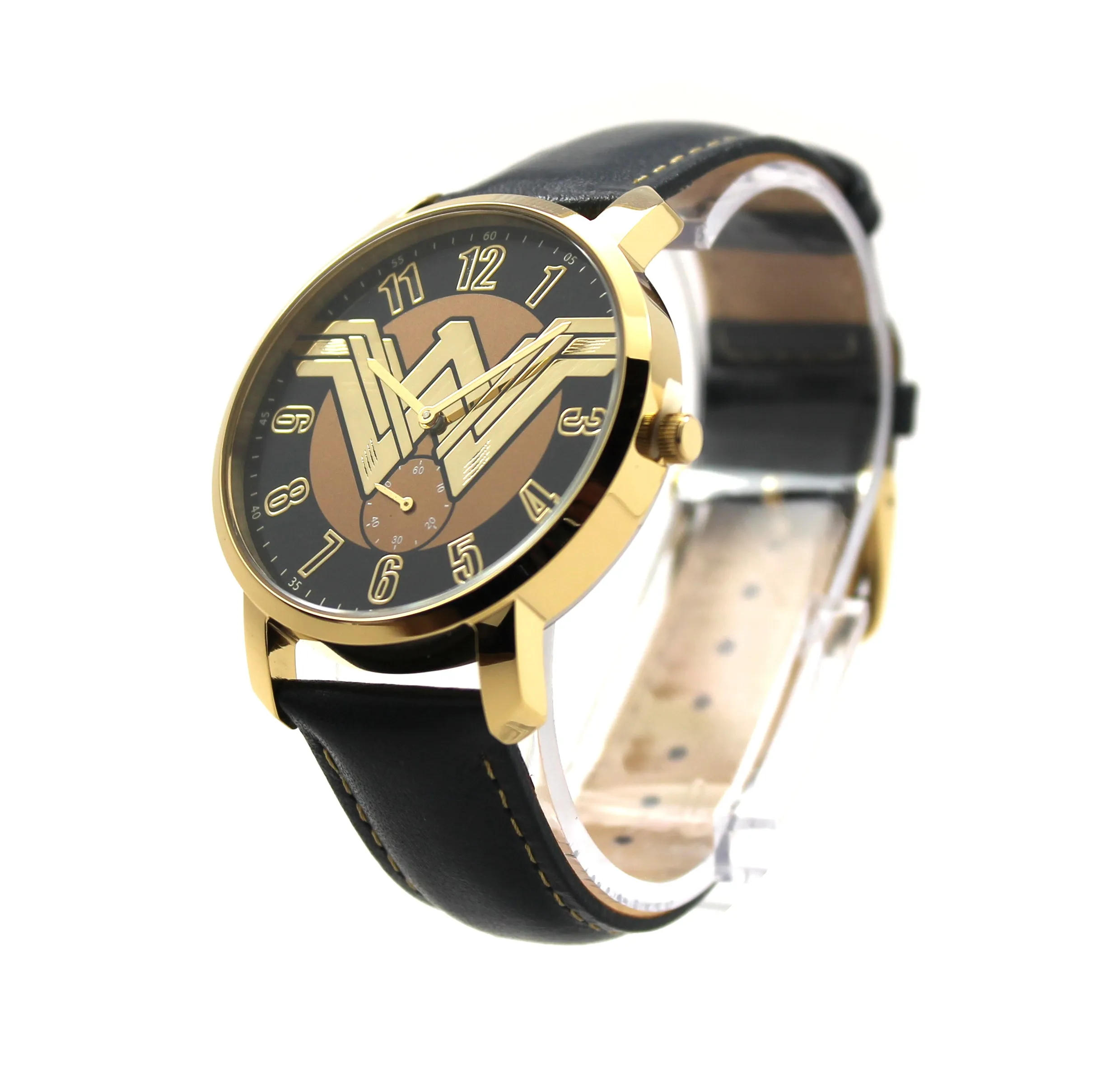 Wonder Woman Iconic Women's or Men's Genuine Leather Justice League Movie DC Comics Chronograph Watch (WOM5004)