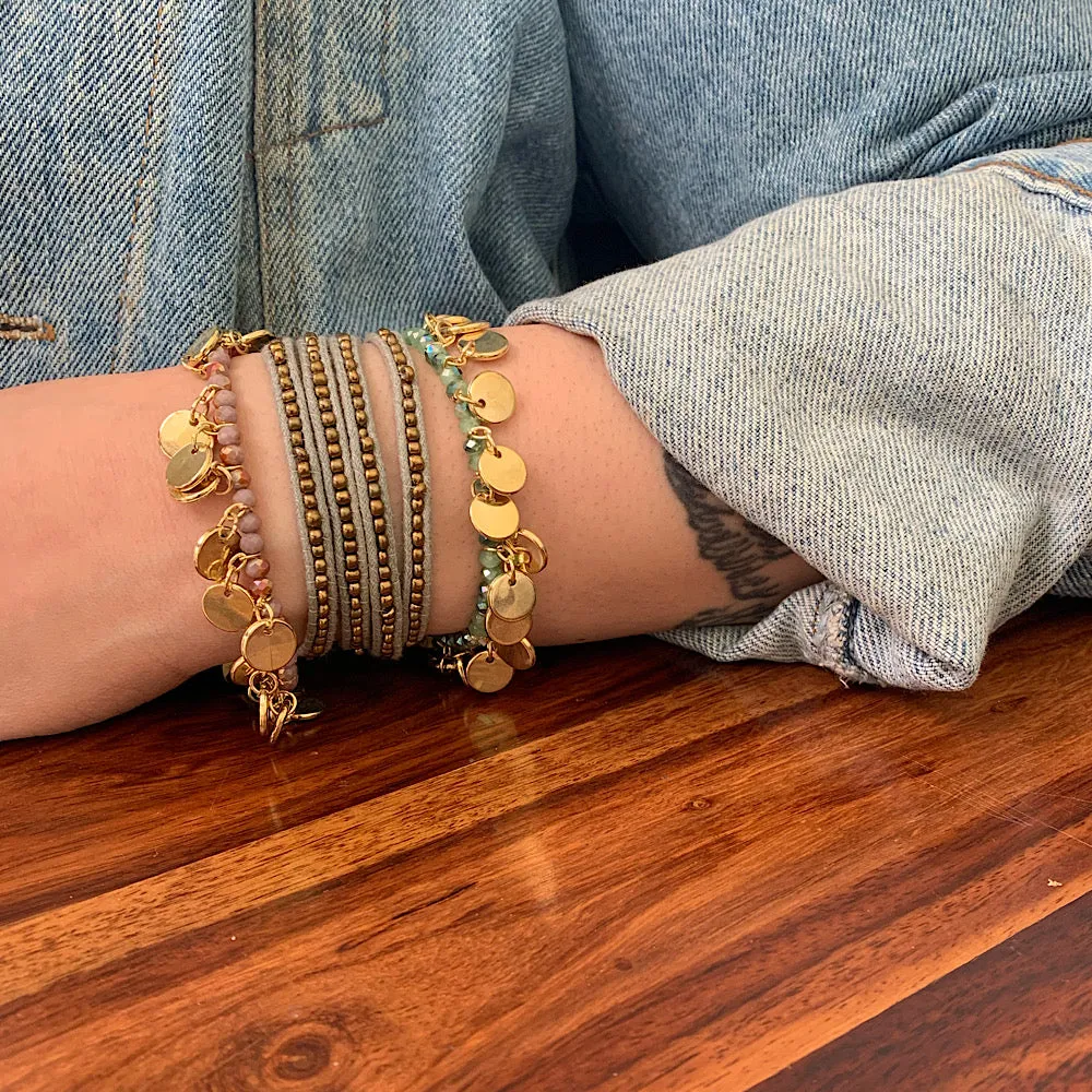 Wrap Band with Charm Bracelets